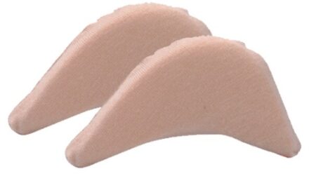 1 Paar Teen Plug Hoge Hak Anti-Pijn Kussen Anti-Pijn Inserts Inlegzolen Teen Schoen Accessoires Insert Schoenen pad Schoen Yard Aanpassing Beige