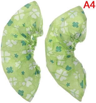 1 Paar Thicken Herbruikbare Elastische Schoen Cover Thuis Indoor Antislip Overschoenen Student Machine Kamer Flamingo Stofdicht Voeten Covers A4