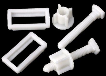 1 Paar Toiletbril Scharnier Bouten Schroefbevestiging Montage Kit Toiletbril Reparatie Tool Qxnb