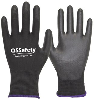 1 Paar Tuinieren Werkhandschoenen Anti-Statische Ademend Slijtvaste Werkhandschoenen # W0 Grijs / XL