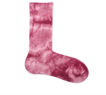 1 Paar Unisex Harajuku Paar Sokken 5 Kleuren Katoen Sport Warmer Sok Mannen Vrouwen Professionele Fietsen Camping Wandelen Mode Sokken roze