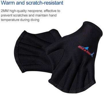 1 Paar Unisex Kikker Type Siliconen Gordels Zwemmen Kant Vinnen Flippers Vinger Zwemvliezen Handschoenen Paddle Water Sport Zwemmen Accessoires