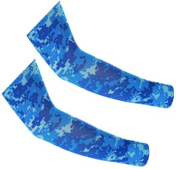 1 Paar Unisex Zomer Outdoor Anti Uv Lange Morsmouw Zon Bescherming Fietsen Rijden Vissen Arm Sleeve Cover B1