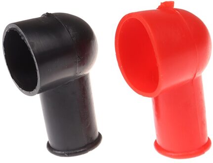 1 Paar Universele Auto Batterij Terminal Cap Negatieve Positieve Terminal Covers Protector Vervanging Batterijen Auto Accessoires MO006