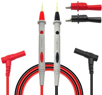 1 paar Universele Digitale 1000V 20A Dunne Tip Naald Multimeter Multi Meter Test Lead Wire Probe Pen Kabel Multimeter tester
