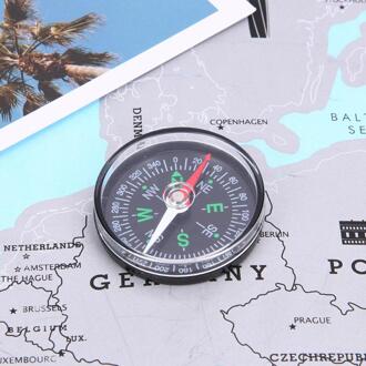 1 Paar Van 40Mm Dia Plastic Mini Digitale Pocket Knop Kompas Voor Wandelen Camping Outdoor Benodigdheden Wijzend Gids