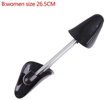 1 Paar Verstelbare Lengte Schoenspanners Brancard Boot Holder Organisatoren Praktische Plastic Schoenspanners Schoen Brancard Huishouden zwart