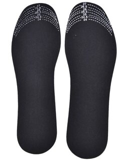 1 Paar Verstelbare Unisex Bamboe Houtskool Deodorant Kussen Voet Inserts Schoen Pads Inlegzolen Zwart Schaalbare Inlegzolen