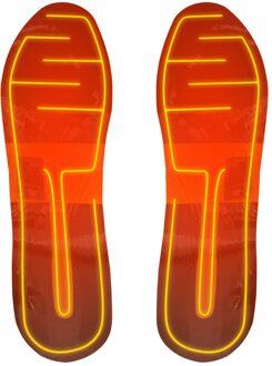 1 Paar Verwarmde Inlegzolen Flexibele Waterdichte Grafeen Verwarming Vel Voor Camping Fietsen Ondersteuning