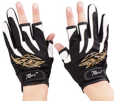 1 Paar Vissen Handschoenen Anti-Slip 3 Low Fingers Comfortabele Pesca Outdoor Sport Handschoen Protector Vinger Luvas Guantes De peche