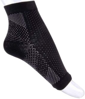 1 Paar Voet Enkel Compressie Sokken Anti Vermoeidheid Spataderen Voeten Mouw Outdoor-S/M