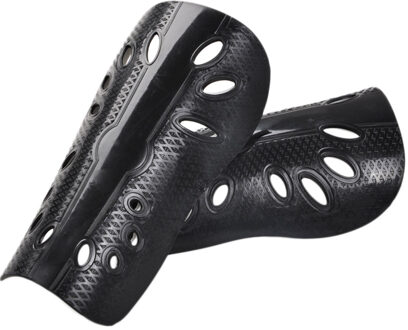 1 Paar Voetbal Scheenbeschermers Cuish Plaat Zachte Voetbal Scheenbeschermer Pads Been Protector Voor Vrouwen Mannen Ademend Scheenbeschermer zwart