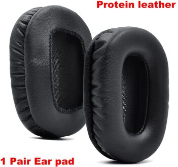 1 Paar Voor Vxi Blueparrott B450-XT B450XT Oorkussens Mic Foam Eiwit Lederen Ultra-Zachte Vervanging Oorbeschermers Kussenhoes 1 paar- pad leer