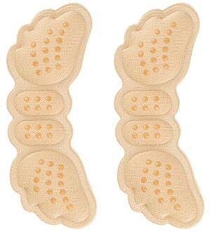 1 Paar Vrouwen Hak Pads Inlegzolen Voor Schoenen Peds Hoge Hakken Aanpassen Grootte Lijm Liner Protector Sticker Niet Vallen vrouwen Voeten huid