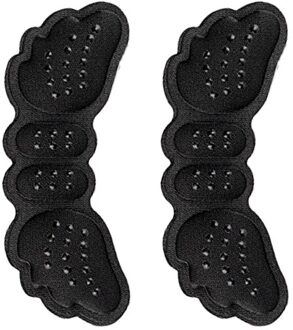 1 Paar Vrouwen Hak Pads Inlegzolen Voor Schoenen Peds Hoge Hakken Aanpassen Grootte Lijm Liner Protector Sticker Niet Vallen vrouwen Voeten zwart