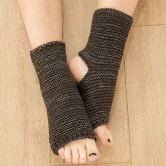 1 paar vrouwen Latin Dance Sokken Gebreide Beenwarmers Voor Dames meisjes Laars Manchet Mouwen Winters Boot Beenwarmers kleur 3