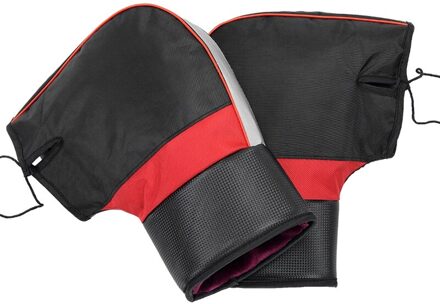 1 Paar Warme Motorfiets Stuur Handschoenen Waterdicht Motorfiets Stuur Hand Handschoenen Met Reflecterende Strips Voor Yamaha