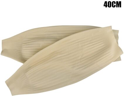 1 Paar Waterdichte Latex Arm Mouwen Covers Herbruikbare Beschermende Oversleeves Voor Thuis Keuken Schoonmaken B88 wit