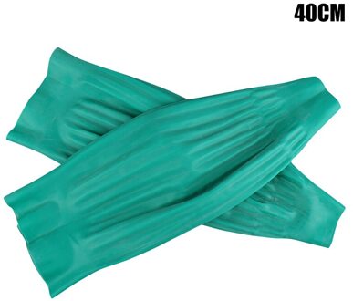 1 Paar Waterdichte Latex Arm Mouwen Covers Herbruikbare Beschermende Oversleeves Voor Thuis Keuken Schoonmaken USJ99 groen 40cm