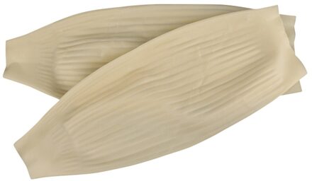 1 Paar Waterdichte Latex Arm Mouwen Covers Herbruikbare Beschermende Oversleeves Voor Thuis Keuken Schoonmaken USJ99 wit 45cm