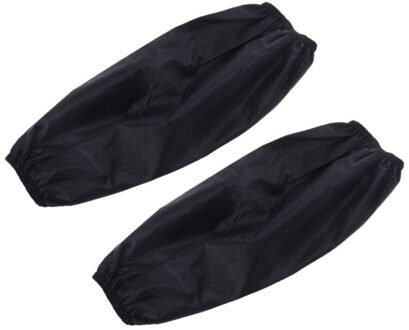 1 Paar Waterdichte Oilproof Arm Mouwen Covers Oversleeves Sleevelets Cleaning Beschermende Keuken Tool zwart