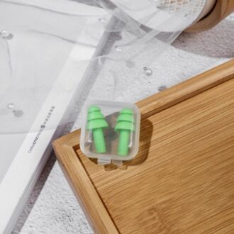 1 Paar Waterdichte Zwemmen Siliconen Zwemmen Oordopjes Voor Volwassen Zwemmers Kinderen Duiken Zachte Anti-geluid Ear Plug Studie Slapen