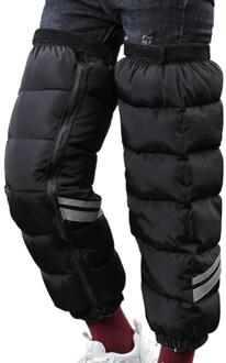 1 Paar Winter Motorfiets Down Knie Pads Thicken Winddicht Waterdicht Warmer Knieschijf Kniebeschermer Machine Wasbaar 70cm