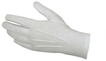 1 Paar Witte Formele Handschoenen Smoking Guard Parade Santa Mannen Inspectie Zomer Zonnebrandcrème Uv Handschoenen Vrouwen Auto Rijden Handschoenen