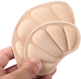 1 Paar Zachte En Comfortabele Slijtvaste Anti Hiel Stickers Half-Size Pads Insert Inlegzolen sneakers Hak Stickers Zijn