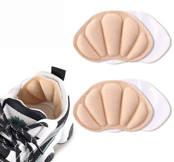 1 Paar Zachte En Comfortabele Slijtvaste Anti Hiel Stickers Half-Size Pads Insert Inlegzolen sneakers Hak Stickers Zijn