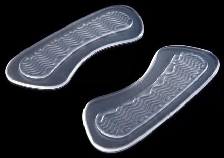 1 Paar Zachte Siliconen Gel Vrouwen Hak Inserts Protector Voet Voetverzorging Shoe Pads Insert Binnenzool Kussen Voetverzorging Accessoires HD-X HT-6