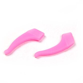 1 Paar Zonnebril Eyewear Oorhaak Brillen Bril Siliconen Anti Slip Tempel Tip Sport Houder roze