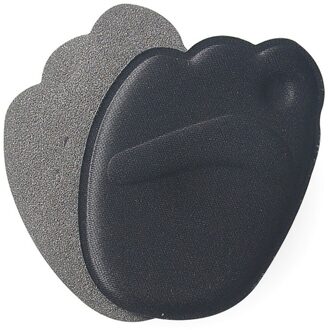 1 Paar Zool Hoge Hak Voet Kussens Voorvoet Anti-Slip Binnenzool Ademende Schoenen Pad Zachte Inserts Inlegzolen Corrector Schoen kussen zwart