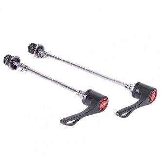 1 Paar Ztto Fiets Wielnaaf Spiesjes Voor Achter Qr Snelspanners Mtb Racefiets Clip As zwart