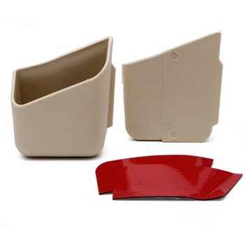 1 Paar Zwart Universele Auto Auto Accessoires Bril Organizer Storage Box Houder E7CA Beige