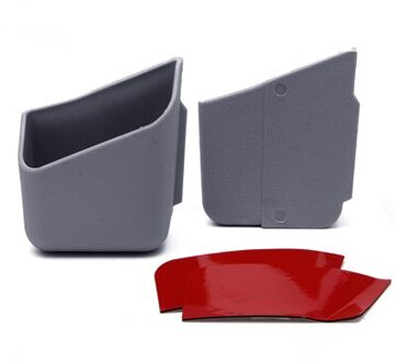 1 Paar Zwart Universele Auto Auto Accessoires Bril Organizer Storage Box Houder E7CA grijs