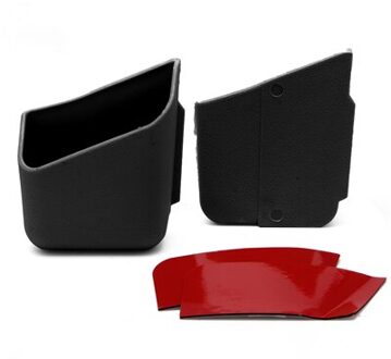 1 Paar Zwart Universele Auto Auto Accessoires Bril Organizer Storage Box Houder E7CA