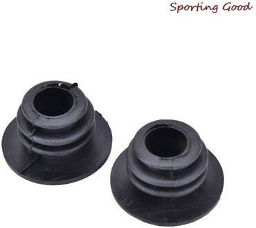 1 Paar Zwarte Fiets Mtb Mini Rubber Grip Stuur Bar End Pluggen Stoppers Caps Fietsonderdelen