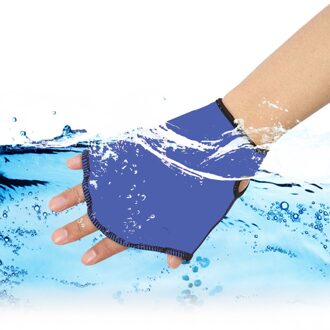 1 Paar Zwemmen Handschoenen Aquatic Fitness Water Weerstand Zwemvliezen Handschoen Duik Apparatuur Paddle Training Vingerloze Handschoenen Spearfish