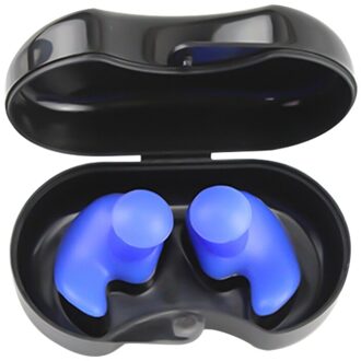 1 Paar Zwemmen Oordopjes Zachte Siliconen Voor Kids Volwassenen Douchen Zwemmen Snorkelen Surfen Waterdichte Anti-geluid Zwemmen Oordoppen blauw
