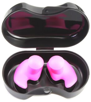 1 Paar Zwemmen Oordopjes Zachte Siliconen Voor Kids Volwassenen Douchen Zwemmen Snorkelen Surfen Waterdichte Anti-geluid Zwemmen Oordoppen roze