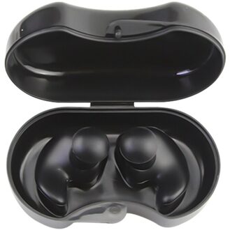 1 Paar Zwemmen Oordopjes Zachte Siliconen Voor Kids Volwassenen Douchen Zwemmen Snorkelen Surfen Waterdichte Anti-geluid Zwemmen Oordoppen zwart