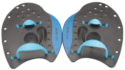 1 Paar Zwemmen Paddle Hand Peddels Voor Trainng Zwemmen Beginners Volwassenen Kids Maat (Blauw) lucht-blauw