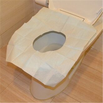 1 PACK 10 Stks/partij Reizen wegwerp toilet seat cover mat 100% waterdichte toiletpapier pad