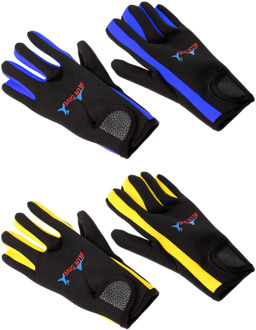 1 Pair 1.5mm Neoprene Five Finger Wetsuits Diving Glove Anti-scratch Anti-slip Comfortable Durable Winter Swimming Gloves
