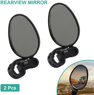1 Pair 360° Rotation Bicycle Rear View Mirror Bike Cycling Wide Range Back Adjustable Left Right MTB Mirrors