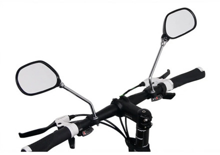 1 Pair Bicycle Mobility Scooter Mountain Bike Handlebar Rear View Mirror Black Electric Bicycle Mountain Bike Road Bike