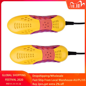 1 Pair Cartoon Shoes-Dryer Electric Deodorant Sterilization Portable Multifunctional Drying Heater for Shoes Gloves