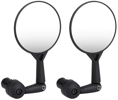 1 Pair Cycling Bike Bicycle Handlebar Rear View Mirrors 360 Dregree Rotatable Adjustable Rearview Mirror Riding Accessories
