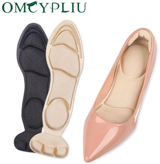 1 Pair Insole women shoe heel pads non slip pad Inserts soft sponge breathable massage woman heel protector insoles for shoes